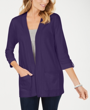 Karen Scott Cotton Cozy Cardigan Created for Macy's
