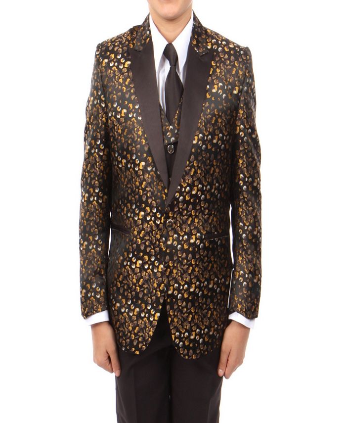 Perry Ellis Tazio Classic Fit 2 Button Vested Suits for Boys & Reviews ...