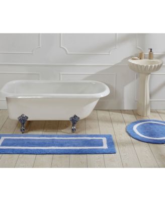 Lux Contrast Frame Bath Runner, 20" x 60"