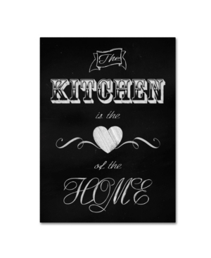Trademark Global Tina Lavoie 'the Kitchen Is The Heart' Canvas Art In Multi