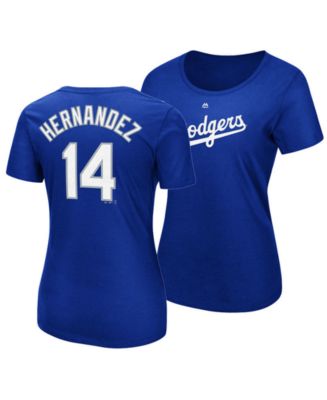 Women's Los Angeles Dodgers Enrique Hernandez Majestic White Home