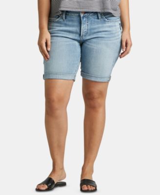 silver jeans bermuda shorts