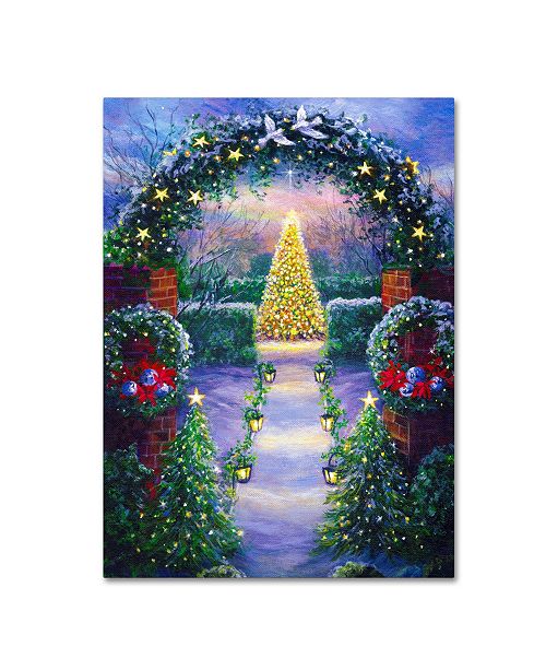 Trademark Global Susan Rios Oh Holy Night Canvas Art 47 X 35