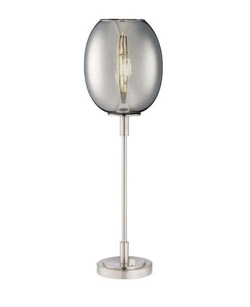 Pacific Coast Brushed Nickel Transitional Uplight Table Lamp