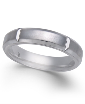 image of Men-s Faceted Cobalt Ring