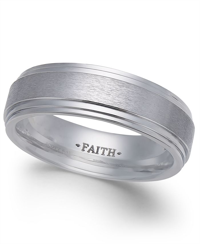 Macy s Men s Faith Bright Edge Cobalt Ring Macy s