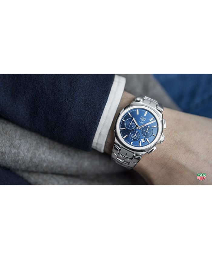 TAG Heuer Men's Swiss Automatic Chronograph Link Calibre 17 Stainless ...