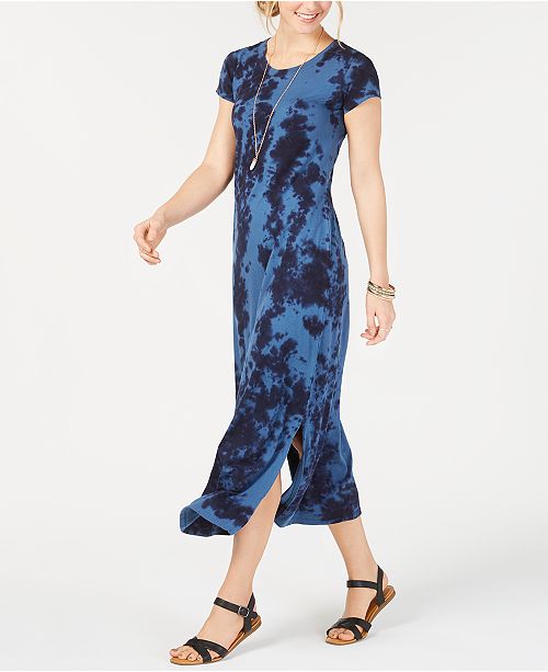 Style & Co Petite Tie Dye Maxi Dress, Created for Macy's & Reviews