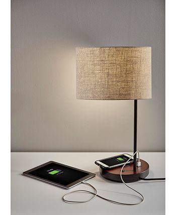 Adesso - Oliver Wireless Charging Table Lamp
