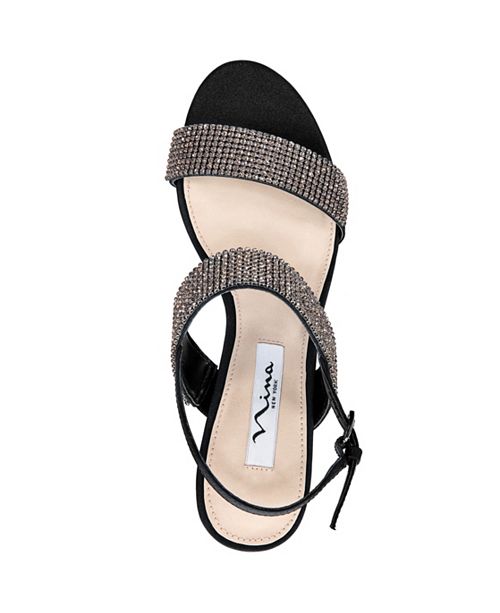 Nina Naomi Block Heel Sandals & Reviews - Sandals & Flip Flops - Shoes ...