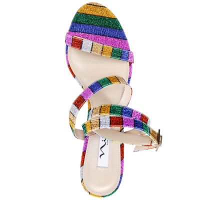 nina vanna sandals rainbow