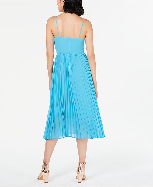 Bar III Ruffled Pleated-Skirt Fit & Flare Dress, Created for Macy's ...
