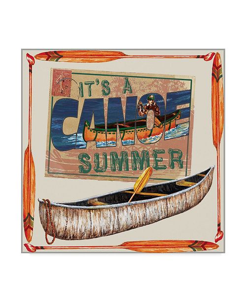 Trademark Global Sher Sester Canoe Summer Canvas Art 35 X 35