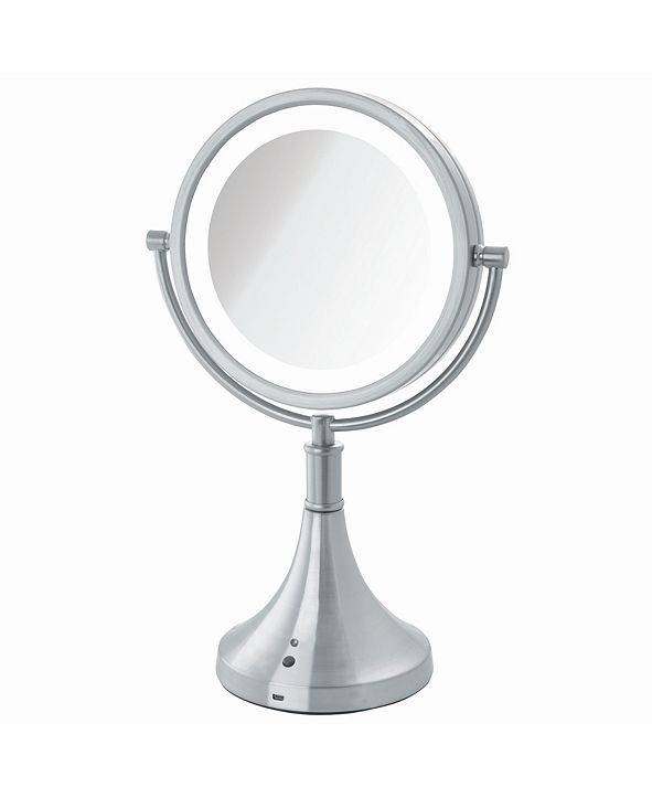 Jerdon The Sharper Image JRT8500NL 8.5" LED Lighted Table Top Mirror