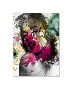 Trademark Global Mark Ashkenazi 'marilyn Monroe Ii' Canvas Art In Multi