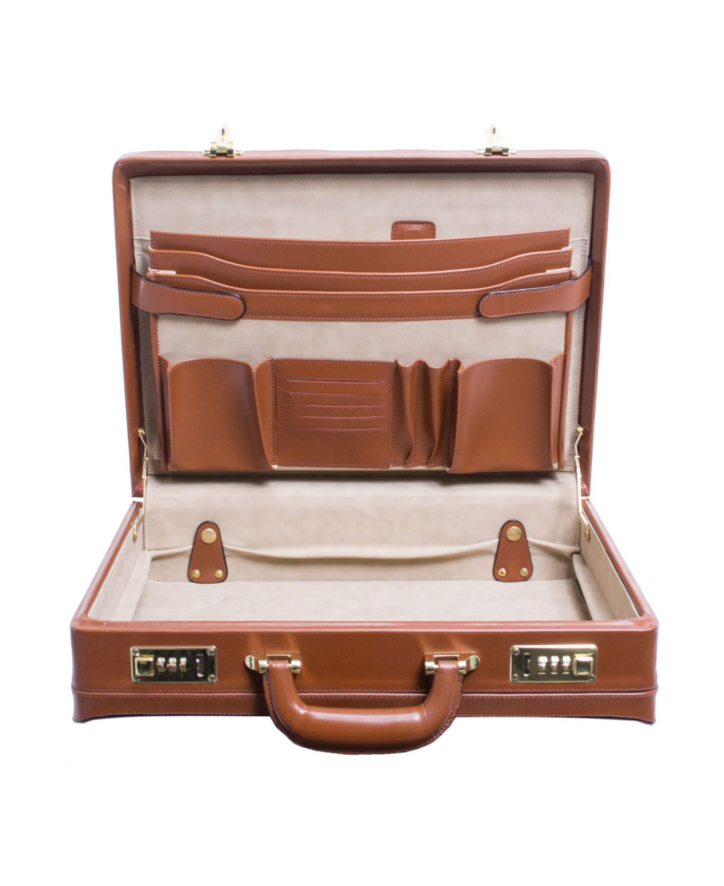Сумка McKlein Coughlin Expandable Attache Briefcase, цвет: Чёрный — фото 7