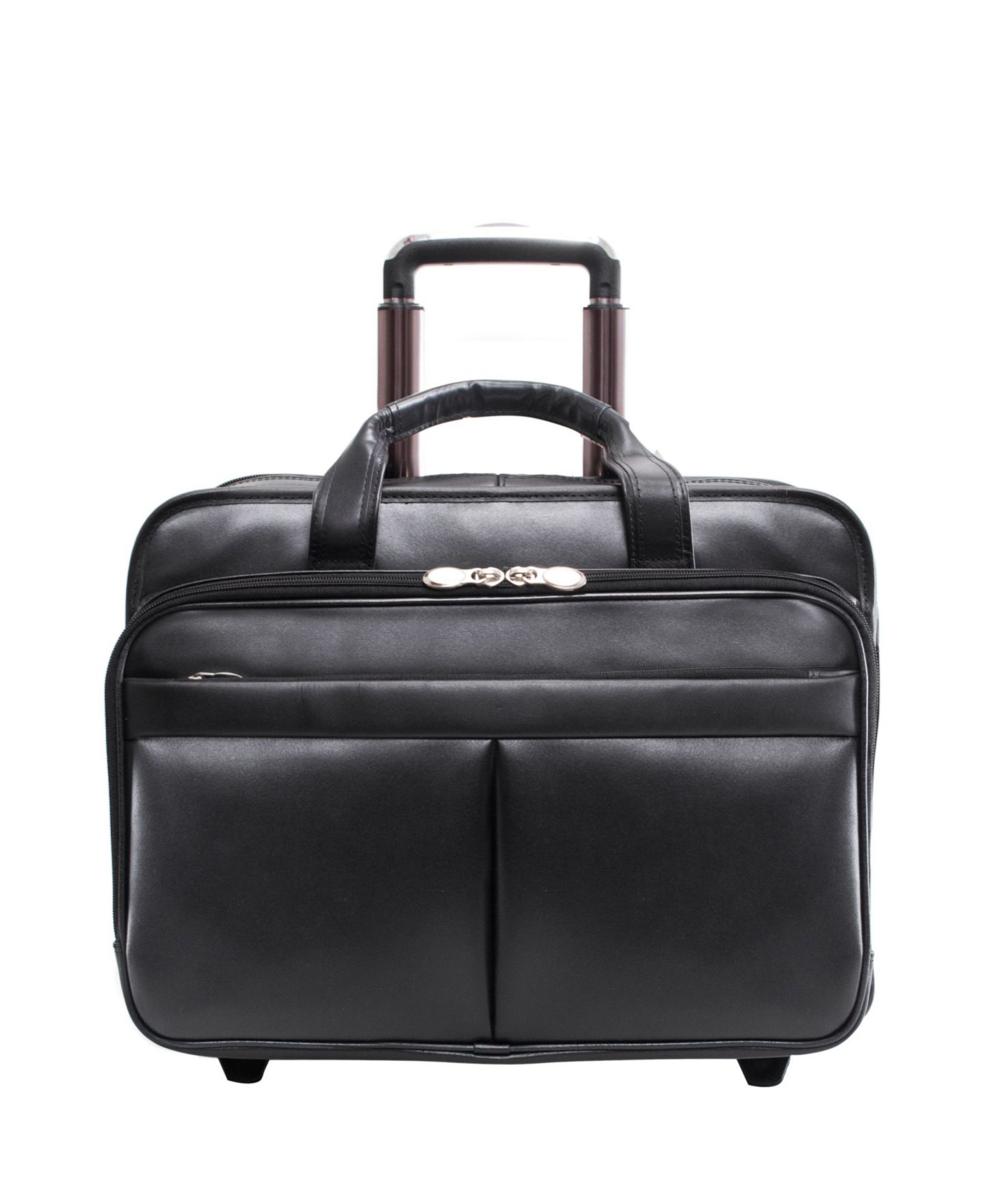 Сумка McKlein Bowery 15" Wheeled Laptop Briefcase, цвет: Чёрный — фото 2