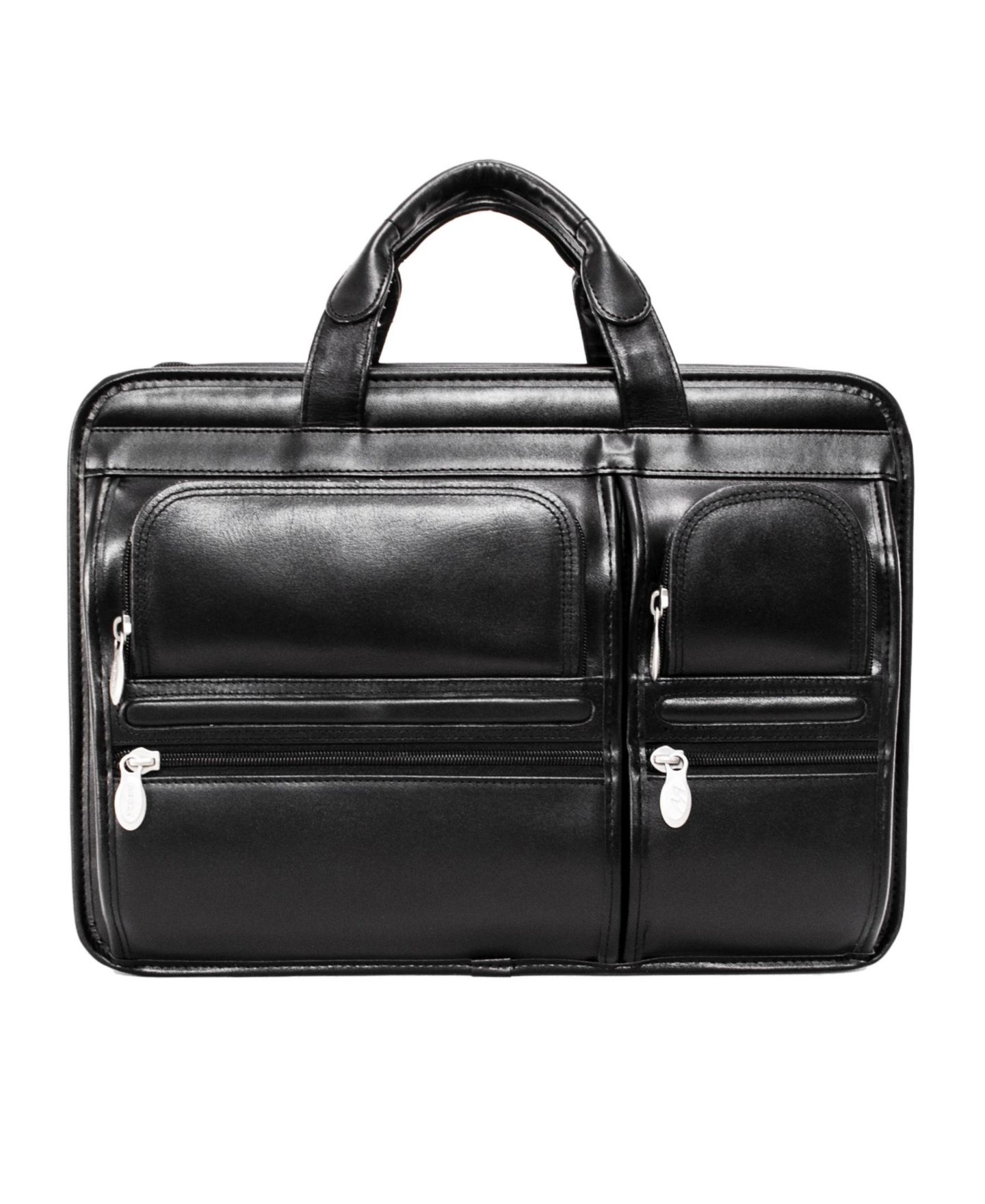 Сумка McKlein Hubbard Double Compartment Laptop Briefcase, цвет: Чёрный — фото 2