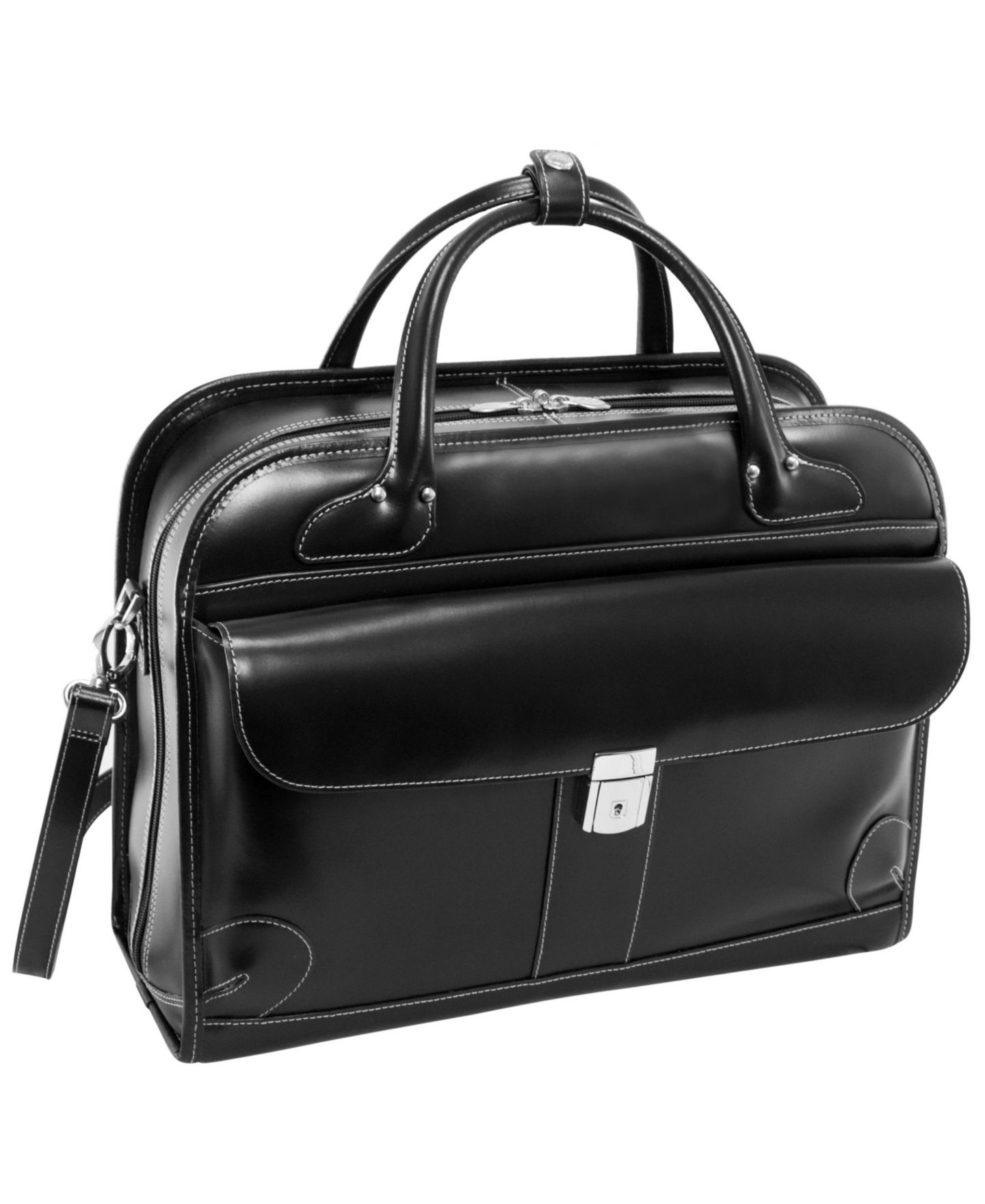 Портфели McKlein Lakewood, 15" Fly-Through Checkpoint-Friendly Ladies Laptop, цвет: Чёрный — фото 2