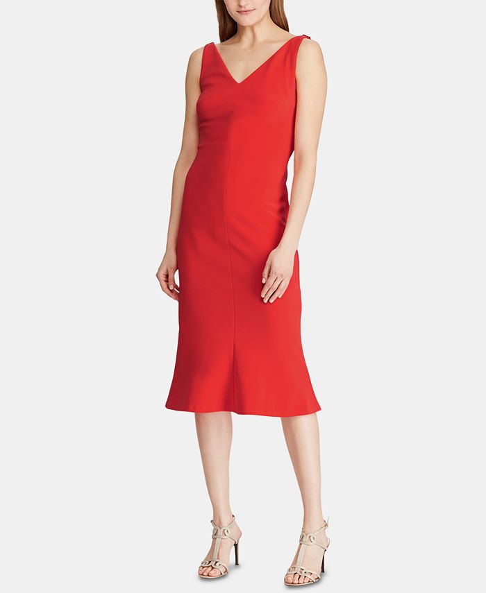 Lauren Ralph Lauren Sleeveless Jersey Dress & Reviews - Dresses - Women ...