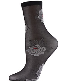 Women's Clair De Lune Sheer Anklet Socks