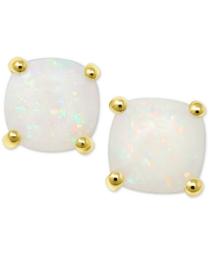 image of Opal (1 ct. t.w.) Stud Earrings in 14k Gold