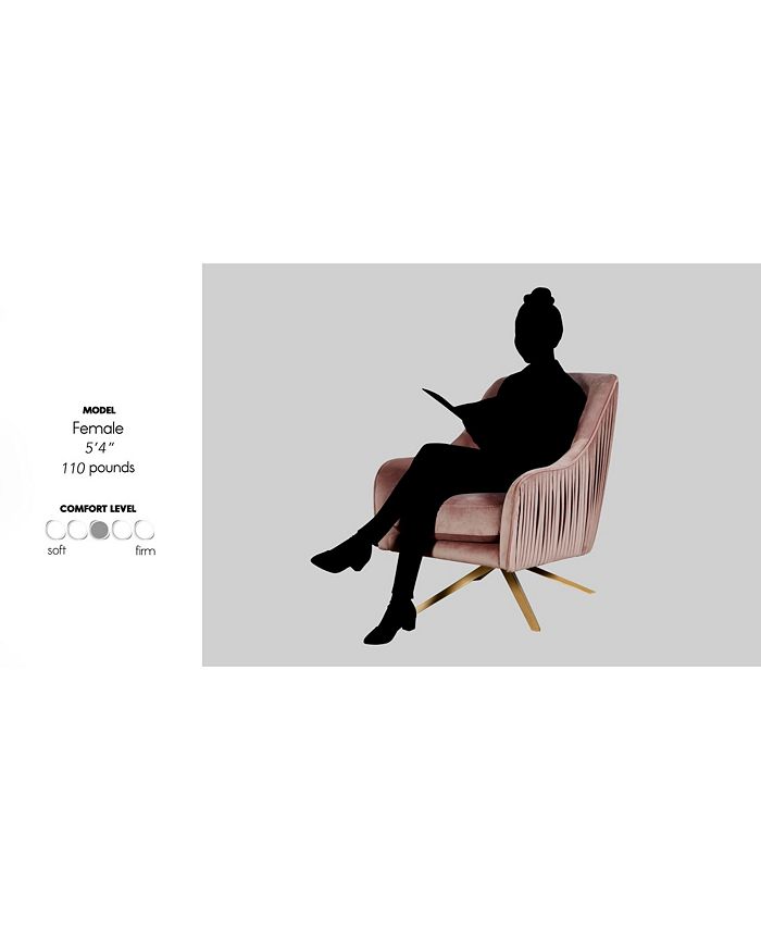 Elle Decor Elle Décor Jolie Swivel Lounge Chair, Quick Ship Macy's