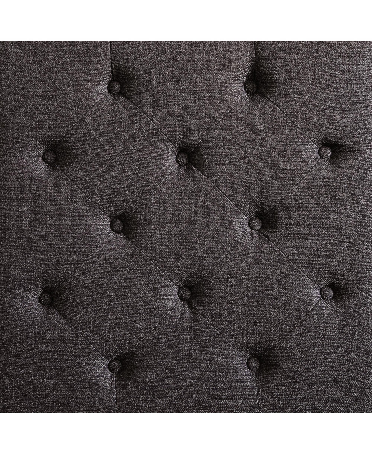 Serta Abbot Square Tufted Ottoman with Storage and Casters