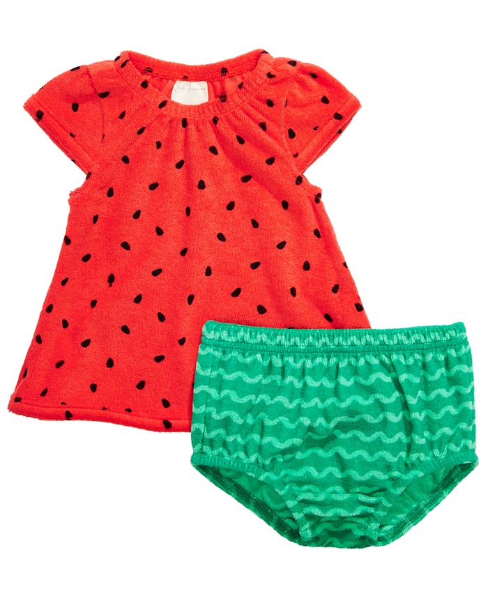 First Impressions First Impression's Baby Girl's Watermelon Dress Set ...