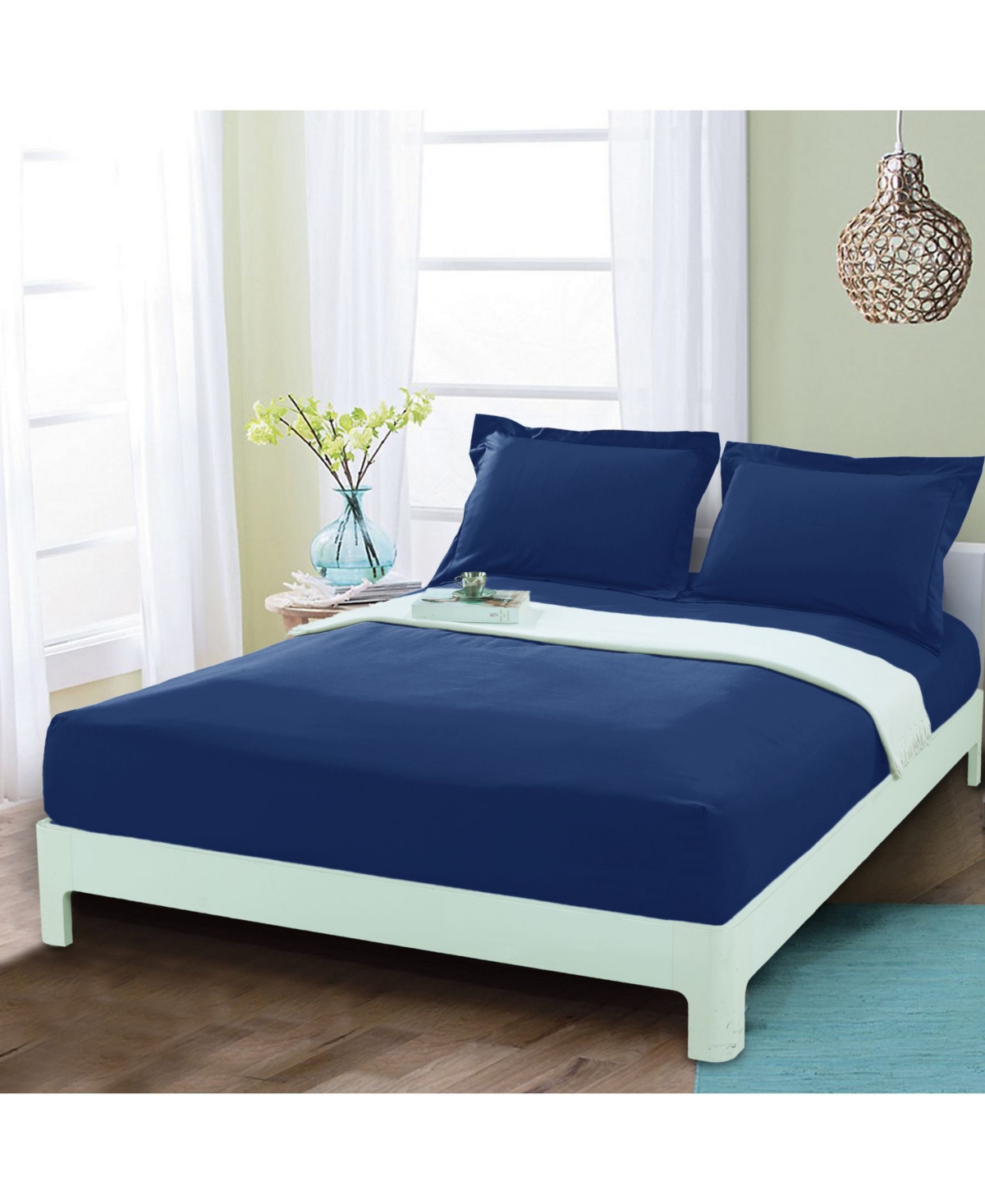 Elegant Comfort Silky Soft Fitted Sheet, Queen