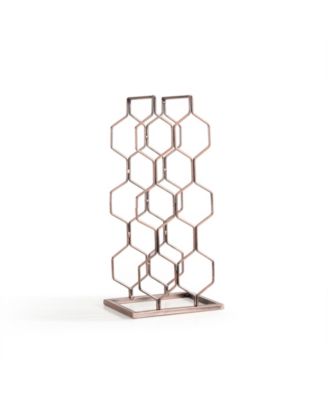 Danya B Copper Electroplated 8 Bottle Wine Rack & Reviews - Bar & Wine ...