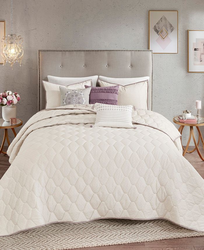 JLA Home Madison Park Elise King/California King 6 Piece Cotton Printed