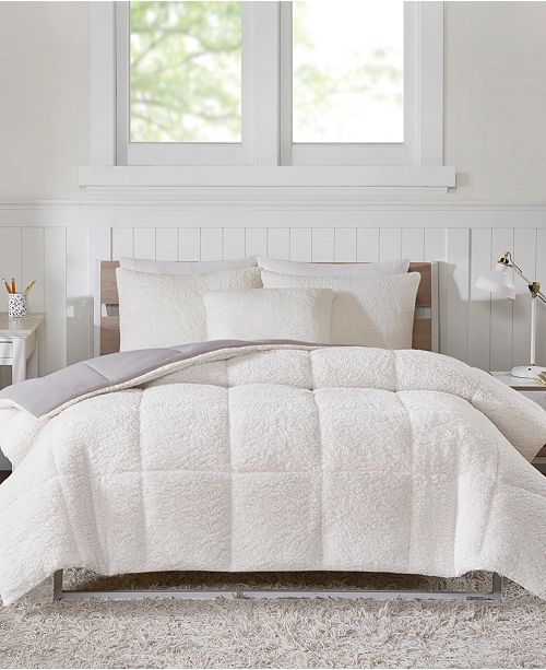 Jla Home Intelligent Design Jensen Twin Twin Xl Reversible Sherpa