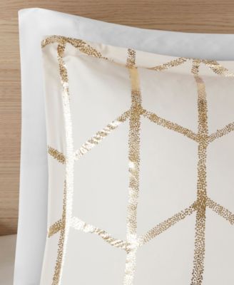 Raina Metallic 4-Pc. Comforter Set, Twin/Twin XL