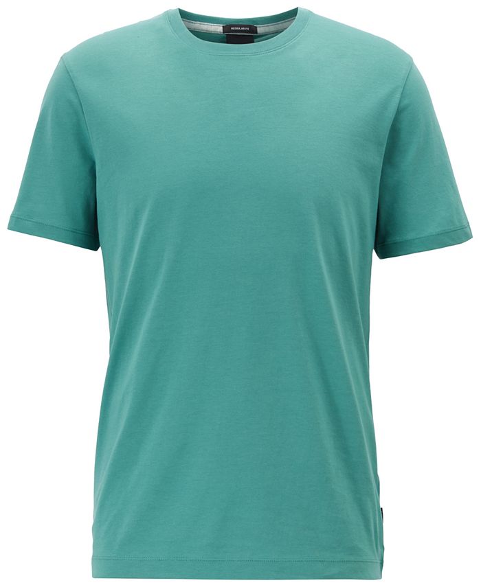 Hugo Boss BOSS Men's Tiburt 55 Regular-Fit Cotton T-Shirt & Reviews ...