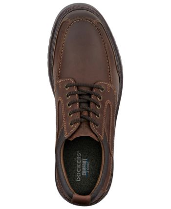 Dockers - Men's Overton Moc-Toe Leather Oxfords