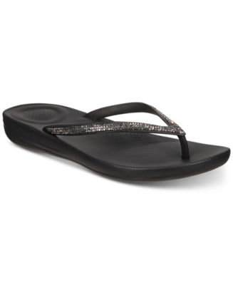 FitFlop Women's Iqushion Sparkle Flip-Flop Sandal - Macy's