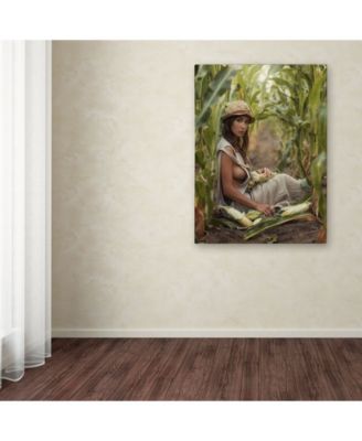 Trademark Global David Dubnitskiy 'Farmer' Canvas Art - 32