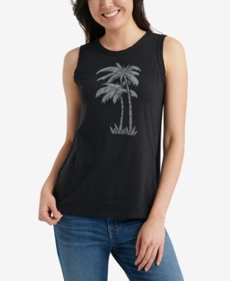 Lucky Brand - Palm-Tree Graphic Tank Top
