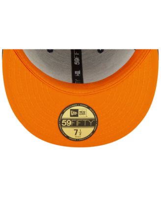 Men's New Era Black/Orange Denver Broncos 2025 NFL Draft On Stage A-Frame 59FIFTY Fitted Hat