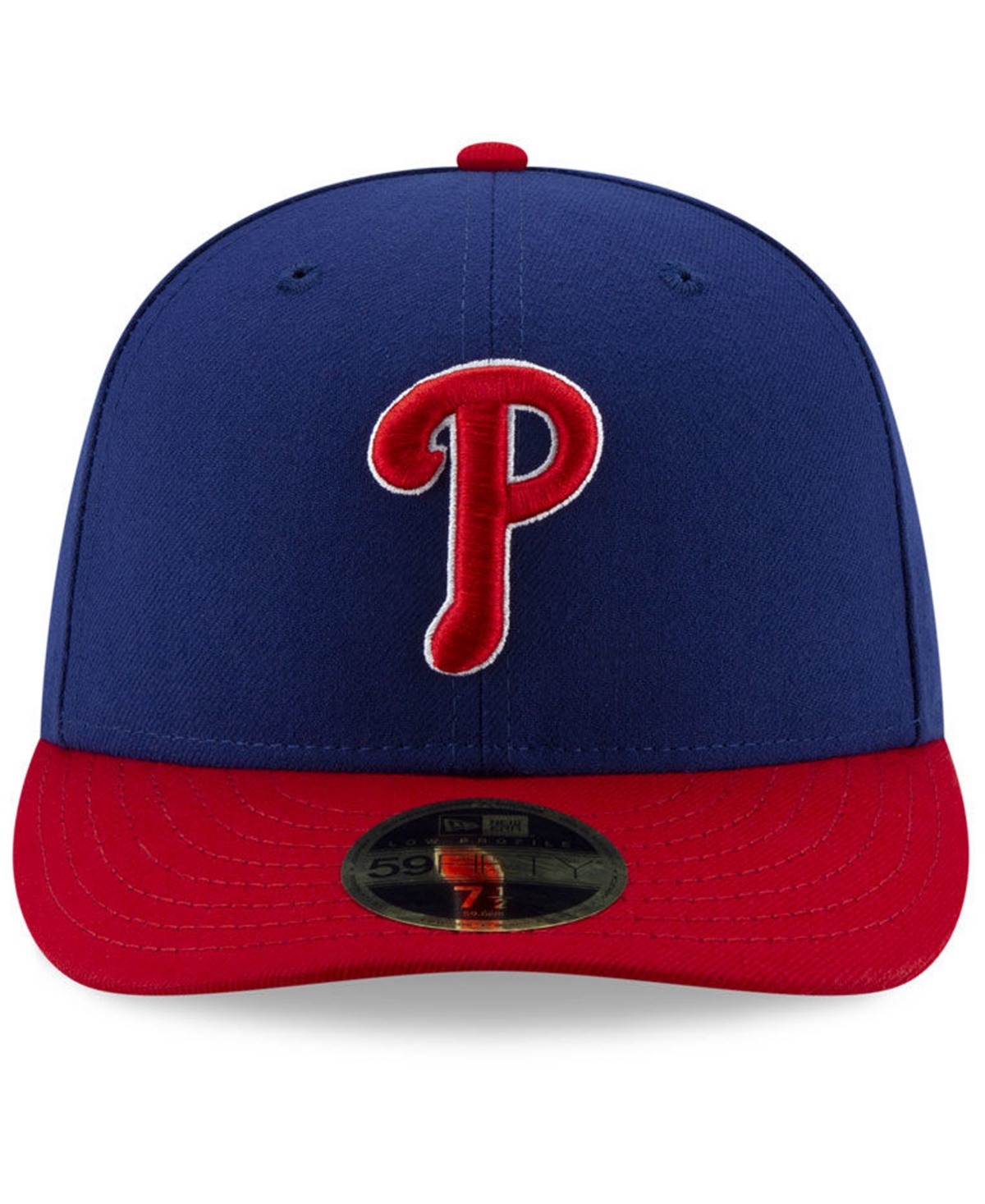 New Era Philadelphia Phillies Low Profile Ac Performance 59FIFTY Fitted Cap -Red