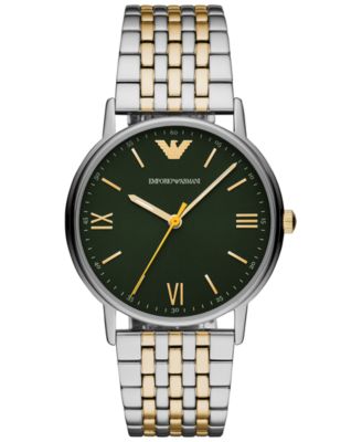green armani watch