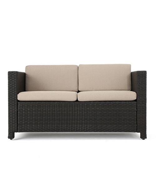 Noble House Puerta Outdoor Loveseat Reviews Furniture Macy S