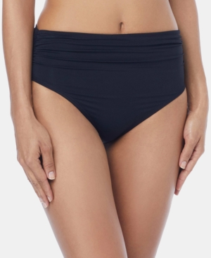 Coco Reef Contours High-waist Bikini Bottom In Black