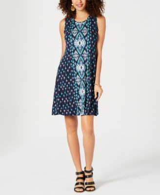 Style & Co - Petite Sleeveless Printed Dress