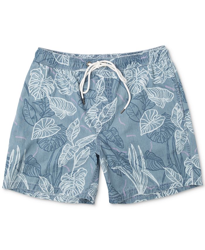 RVCA Men's Tropical-Print Board Shorts - Macy's