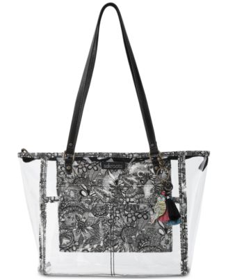 Macys clear tote store bags