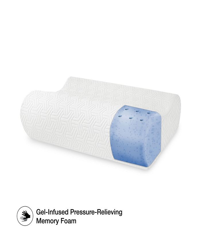 SensorPEDIC Essentials Collection GelInfused Memory Foam Contour Bed Pillow Macy's