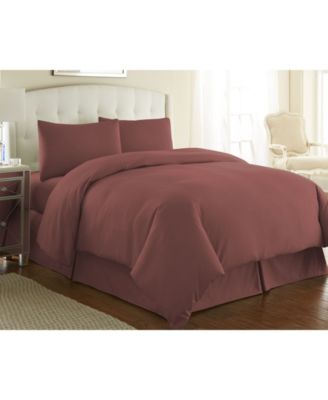 Ultra-Soft Solid Color 3-Pc. Duvet Cover Set, King