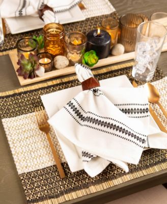 Urban Oasis Reed Placemat Set of 6